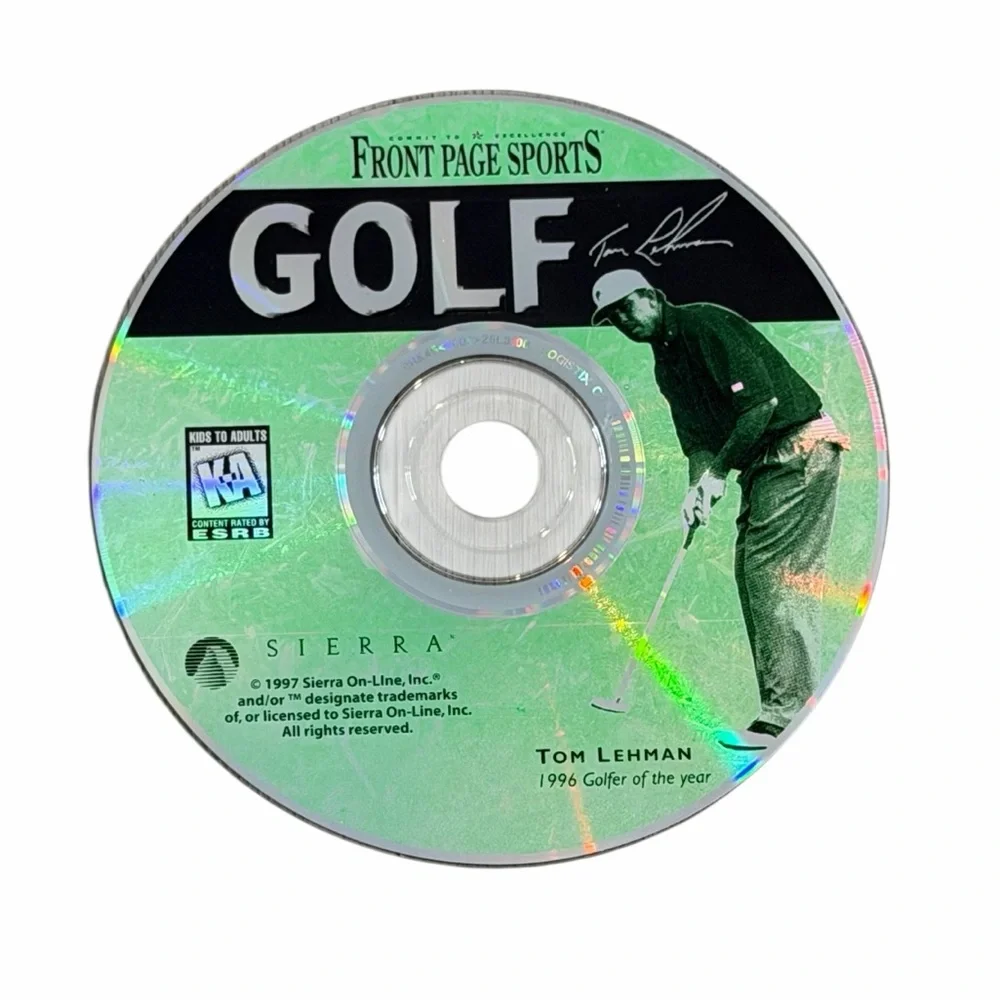 10/$25🦋 Sierra Front Page Sports GOLF 1998 Edition (Win95) PC Game